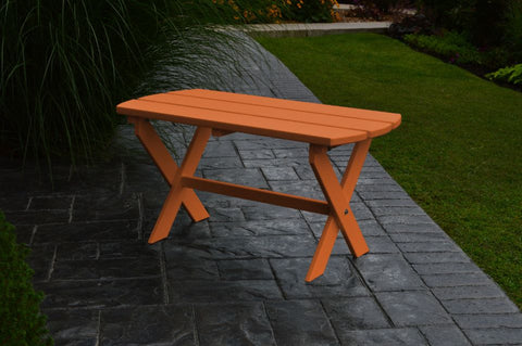 Folding Oval Coffee Table in HDPE Poly