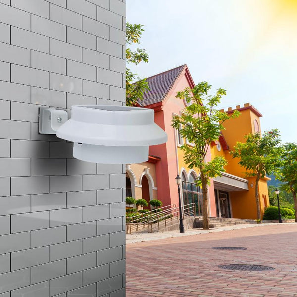2 Pack Solar Powered Lights Outdoor Dusk to Dawn Sensor Security Lamps Wall Fence Yard