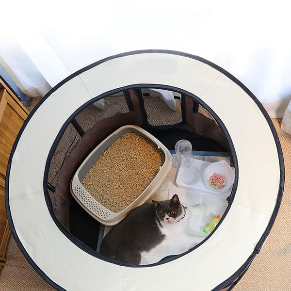 Portable Pet Playpen Travel Foldable Waterproof Outdoor Cage Tent Cover Dog Cat Rabbit