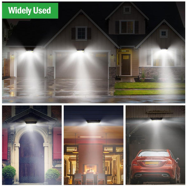 Solar Lights 180 LED Wall Light Outdoor Motion Sensor Lamp 270° Wide Angle