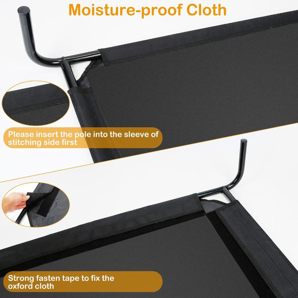 Elevated Pet Bed Dogs Cot Dogs Cats Cool Bed S/M/L Heavy-Duty Breathable Washable