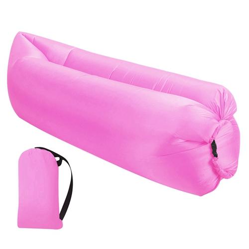 Inflatable Lounger Air Sofa Lazy Bed Sofa Portable Bag Water-Resistant Lake Beach Camping