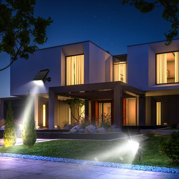 Solar Landscape Spotlights Waterproof Lights Auto On/Off Solar Powered Security Wall Lights