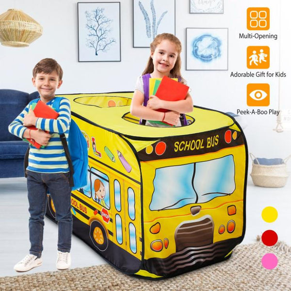 Fire Truck Pop Up Kids Play Tent Children Baby Play House Indoor Outdoor Use