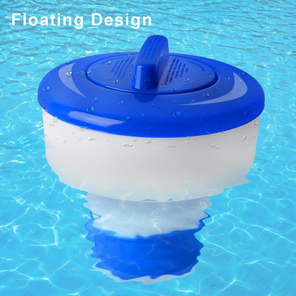 Floating Pool Chlorine Dispenser Chemical Holder Tablet Swimming Pools Spa Hot Tub