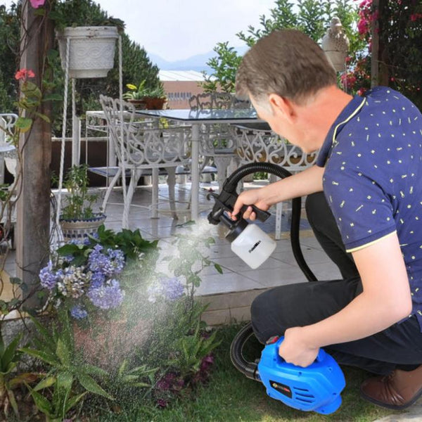 800ML Paint Spray Painter 650W Paint Sprayer Machine 800ML/Min Output HVLP Oil Primer Water Sprayer w/ 3 Spraying Patterns Motor Strap Detachable Cont