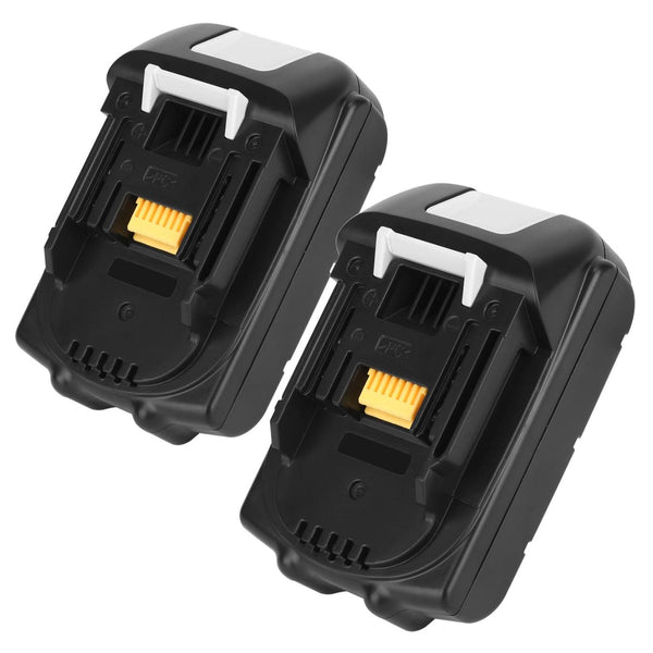 2 Pack 18V Li-ion Power Tool Battery Replacement Fit for Makita