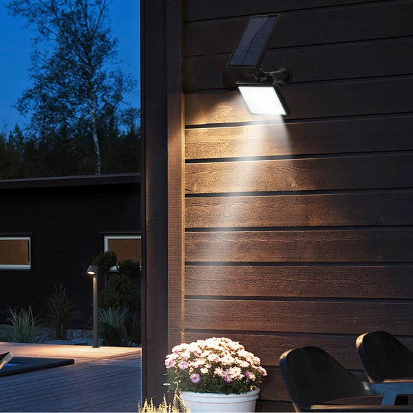 48 LEDs Solar Spotlight Outdoor Light Sensor Wall Lawn Garden Lamp Waterproof