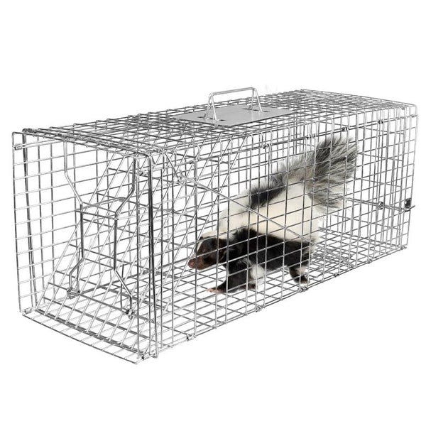 Medium Size Humane Trap Cage Catch Release Live Animal Rodent Cage Collapsible