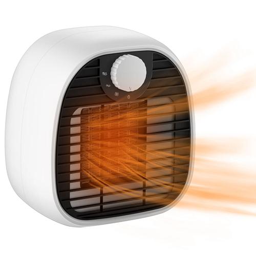 1000W Portable Electric Heater Cooler PTC Ceramic Space Heater Heating Space for 269 sqft