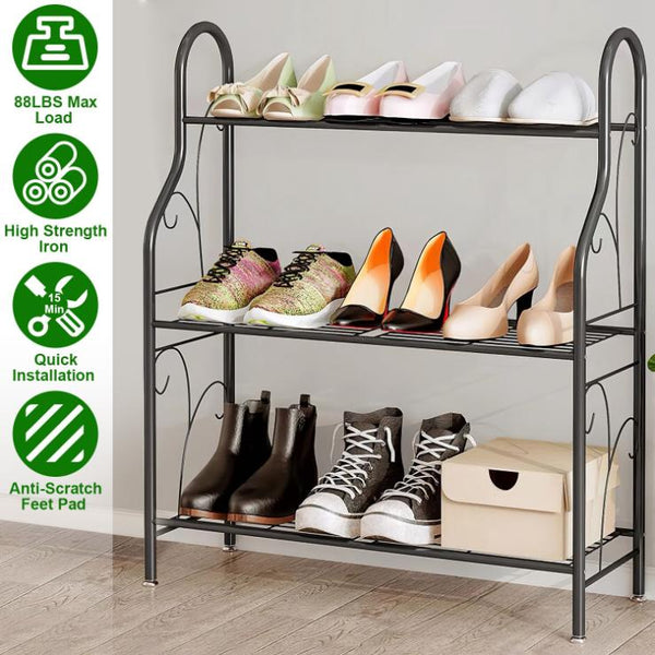 3 Tier Plant Stand Shelf Flower Pot Holder Display Rack 88LBS Utility Storage Organizer