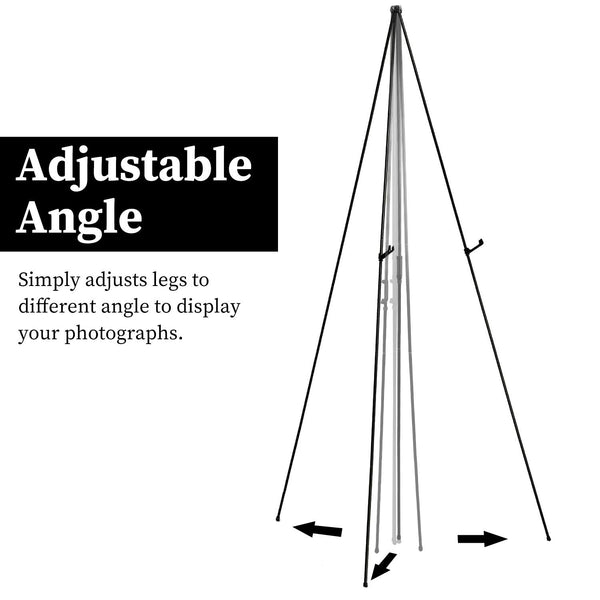 2 Pack Easel Stand A Frame Tripod for Display Iron Alloy Wedding Poster Art Drawing Meeting