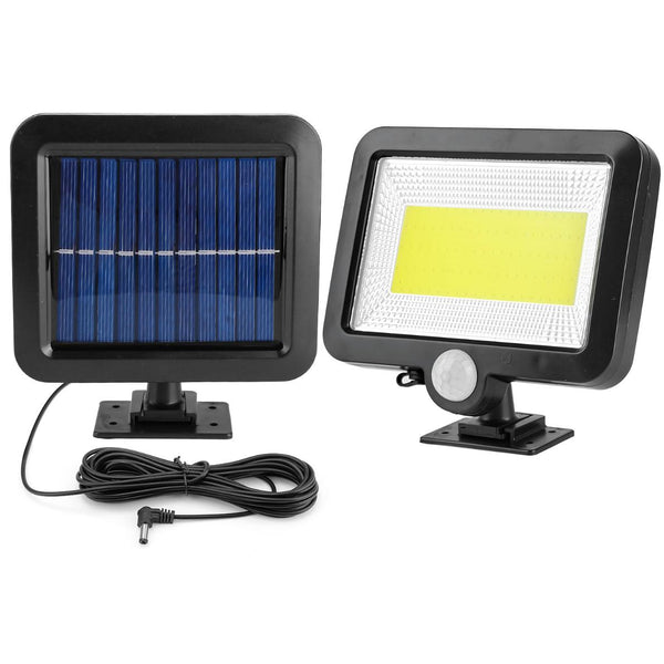 Solar Powered Wall Lights Outdoor 100 LED Motion Sensor Lamp Dusk To Dawn Sensor