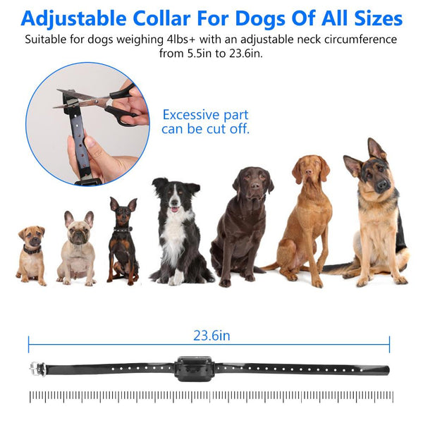 Wireless Electric Dog Fence Pet Boundary Containment System Training Collar Small Medium Large Dogs