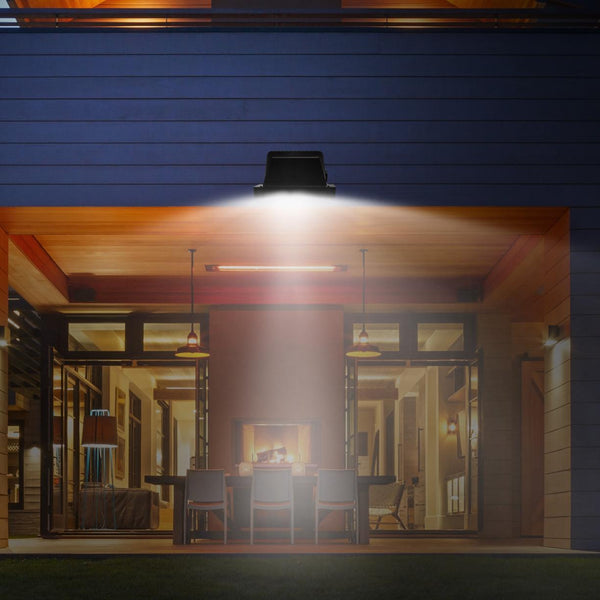 Solar Wall Lights 120 LEDs Flood Lights Outdoor 120° Motion Sensor Separate Panel