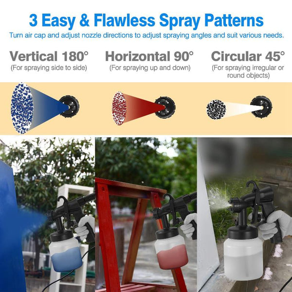 800ML Paint Spray Painter 650W Oil Primer Water Paint Sprayer Machine