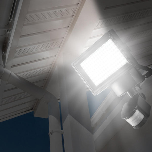 Solar Wall Lights 120 LEDs Flood Lights Outdoor 120° Motion Sensor Separate Panel