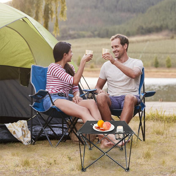 Foldable Square Camping Portable Table Picnic Lightweight Travel Carrying Bag