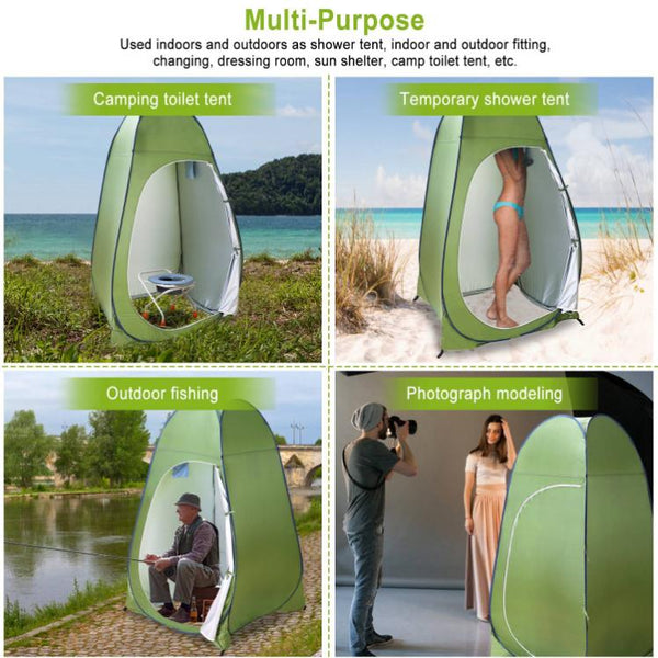 Privacy Tent Pop Up 1 Person Standing Outdoor Portable Changing Clothes Room Shower Tent Beach Camping