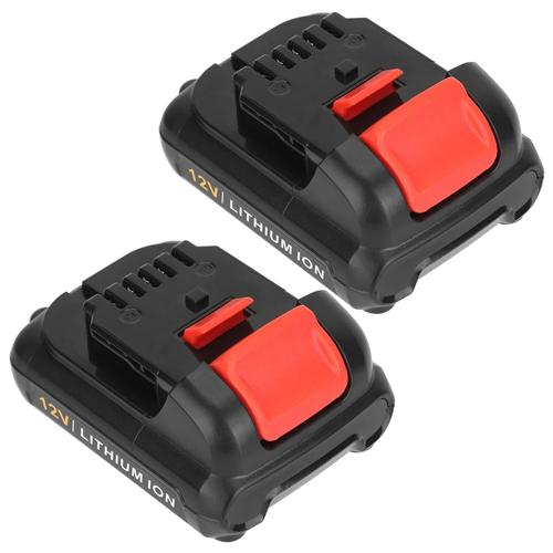 2 Pack 12V Li-ion Power Tool Battery Replacement Compatible with Dewalt