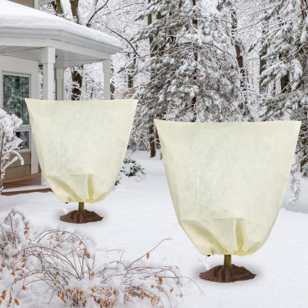 3Pcs Winter Plant Cover Bags Plant Freeze Protector Reusable Frost Blanket 32.67x43.3in