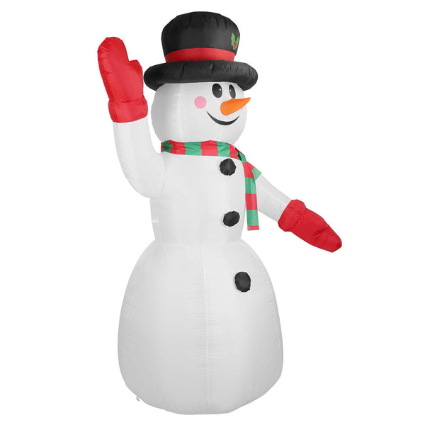 7.9FT Christmas Inflatable Giant Snowman Blow-up Light-up LED Lights Outdoor Yard