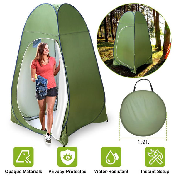 Privacy Tent Pop Up 1 Person Standing Outdoor Portable Changing Clothes Room Shower Tent Beach Camping