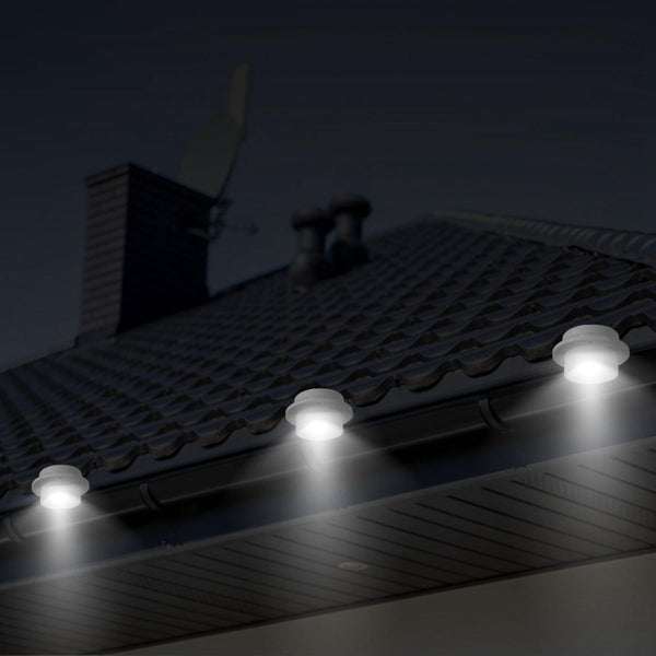 2 Pack Solar Powered Lights Outdoor Dusk to Dawn Sensor Security Lamps Wall Fence Yard
