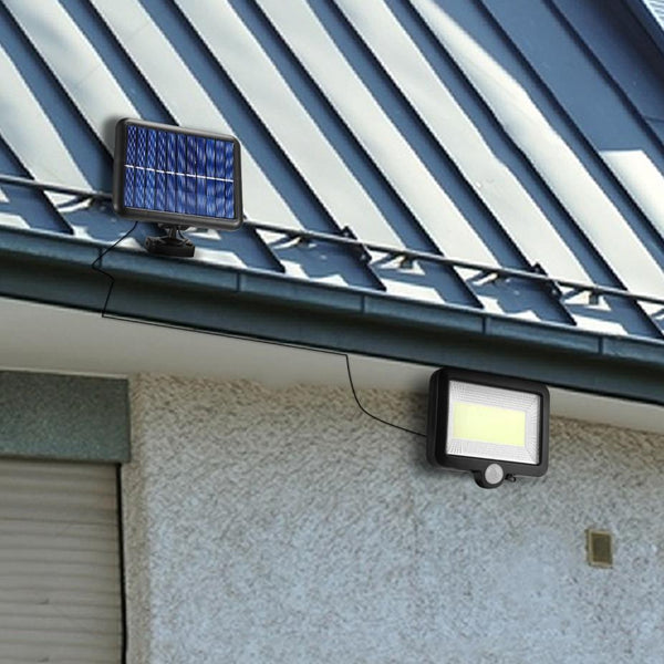 Solar Powered Wall Lights Outdoor 100 LED Motion Sensor Lamp Dusk To Dawn Sensor
