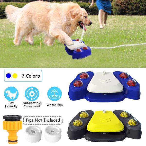 Step-on Activated Dog Water Fountain Automatic Pet Water Dispenser Sprinkler Drinking Shower