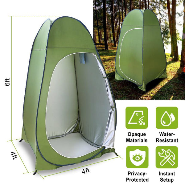 Privacy Tent Pop Up 1 Person Standing Outdoor Portable Changing Clothes Room Shower Tent Beach Camping