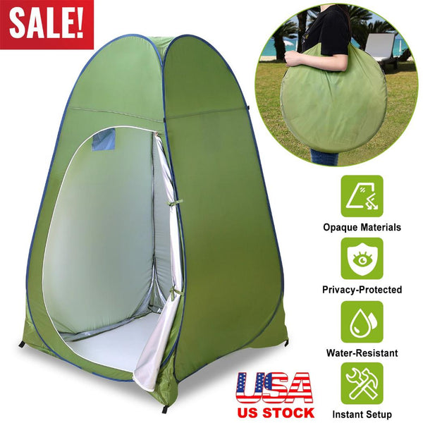 Privacy Tent Pop Up 1 Person Standing Outdoor Portable Changing Clothes Room Shower Tent Beach Camping
