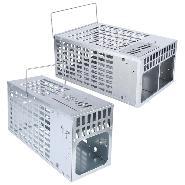 Humane Live Mouse Trap Reusable Metal Rat Rodent Cage Catch Release Pet Child Safe No Kill