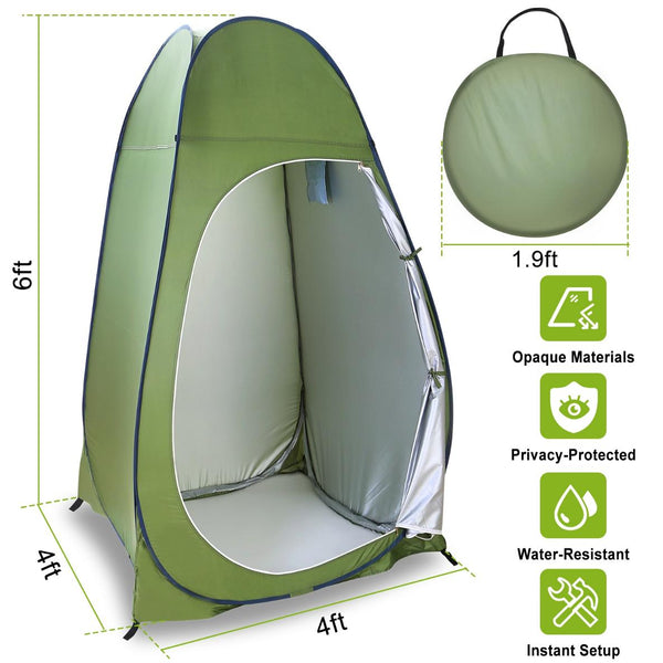 Privacy Tent Pop Up 1 Person Standing Outdoor Portable Changing Clothes Room Shower Tent Beach Camping