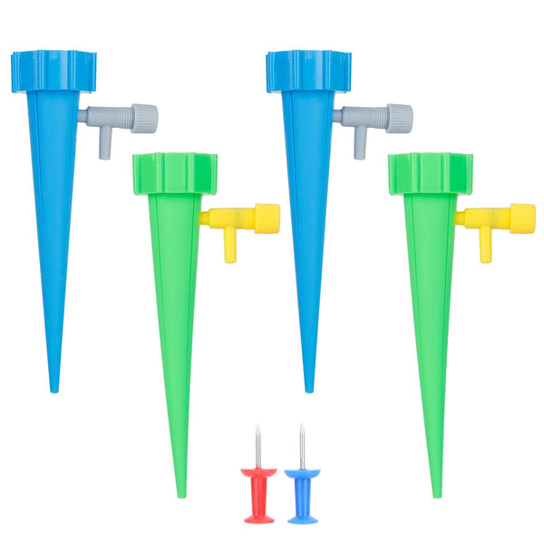24Pcs Plant Watering Spikes Self Watering Devices Automatic Plant Waterer with Slow Release Control Valve For Outdoor Indoor Plant