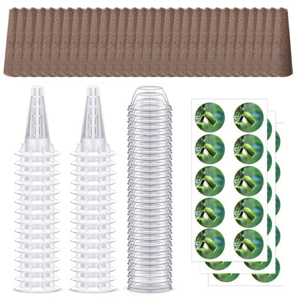 120 Piece Seed Pod Kit Hydroponic Garden Growing Containers Grow Anything Kit