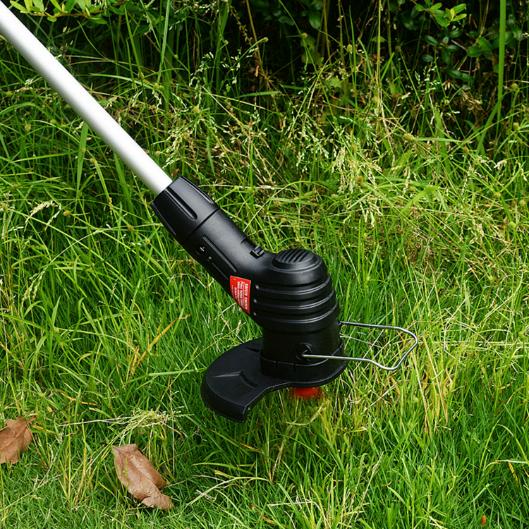 Electric Cordless Grass Trimmer Rechargeable Grass String Trimmer Garden Weed Cutter Lawn Mower 2A Battery with 5 Blades