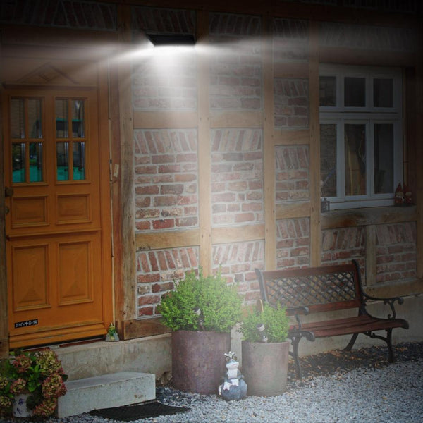 Solar Lights 118 LED Solar Wall Light Outdoor Motion Sensor Lamp 270° Wide Angle