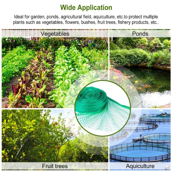 13x33ft Garden Anti Bird Animal Netting for Plants Fruits Tree Vegetables Protection Netting Net