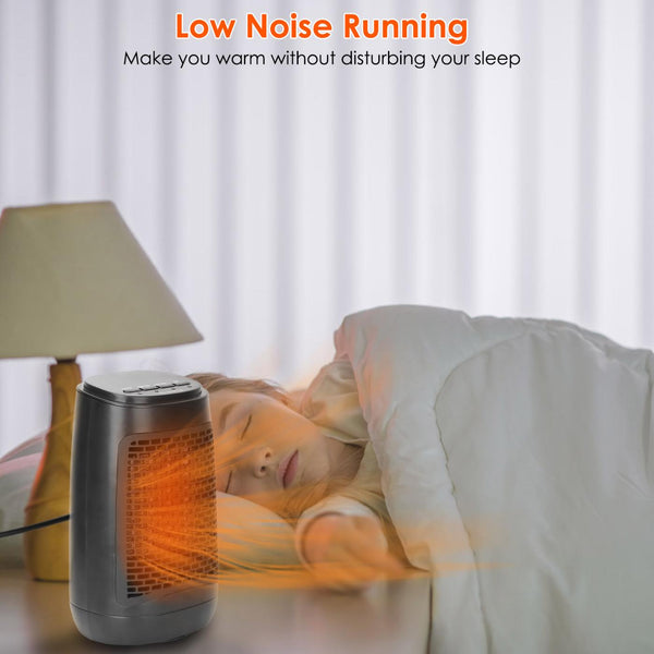 1500W Personal Oscillating Portable Electric Space Heater Personal Fan Ceramic Heater