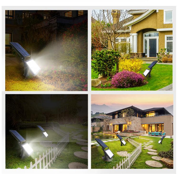 48 LEDs Solar Spotlight Outdoor Light Sensor Wall Lawn Garden Lamp Waterproof