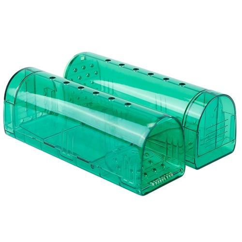 2Pc Reusable Humane Mouse Trap Live Catch Release Cage Animal Pest Rodent Capture