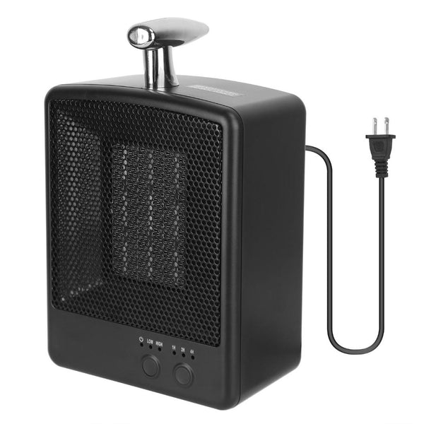 1000W Small Portable Electric Space Heater Personal Tip Over & Overheat Protection Adjustable Temp