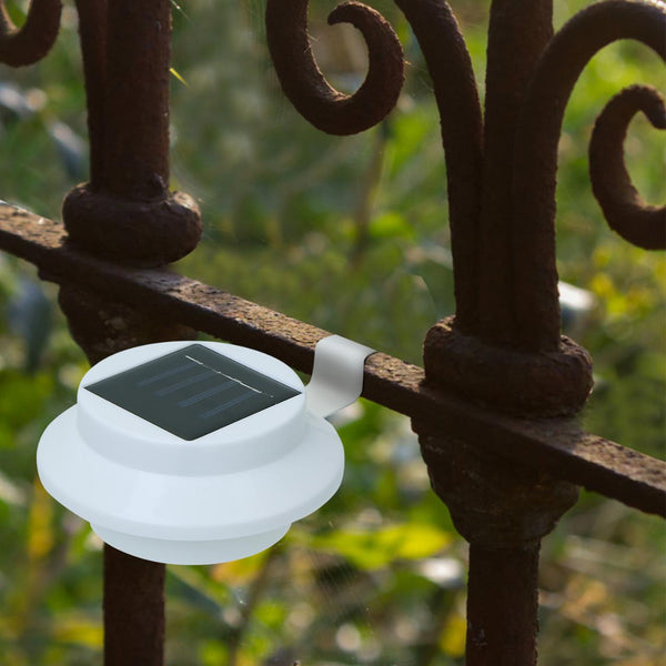 2 Pack Solar Powered Lights Outdoor Dusk to Dawn Sensor Security Lamps Wall Fence Yard