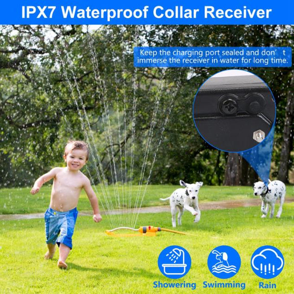 Wireless Electric Dog Fence Pet Boundary Containment System Training Collar Small Medium Large Dogs