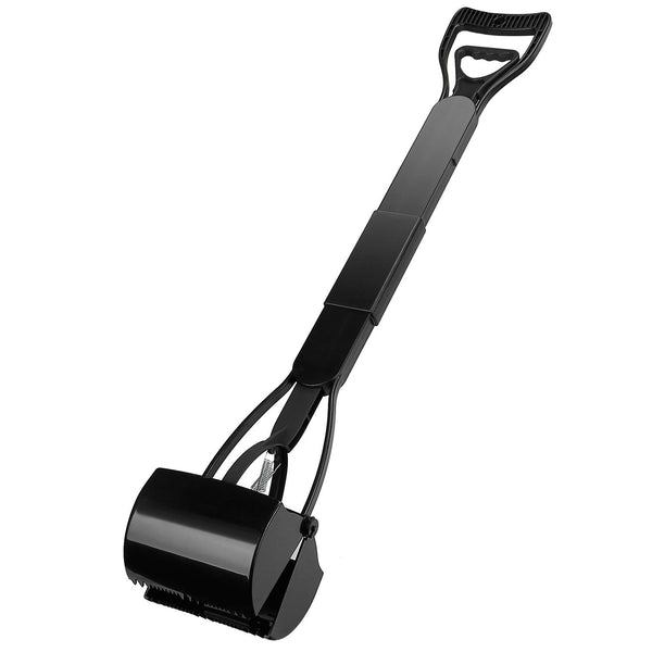 Pet Pooper Scooper Foldable Long Handle Dog Poop Waste Pick Up Rake Grabber Arm