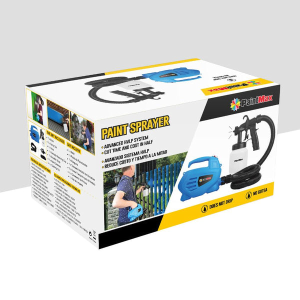 800ML Paint Spray Painter 650W Paint Sprayer Machine 800ML/Min Output HVLP Oil Primer Water Sprayer w/ 3 Spraying Patterns Motor Strap Detachable Cont
