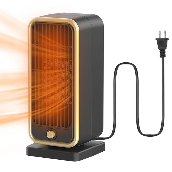 500W Portable Electric Heater Personal Ceramic Heating Space For 322 Sq FT Home Use