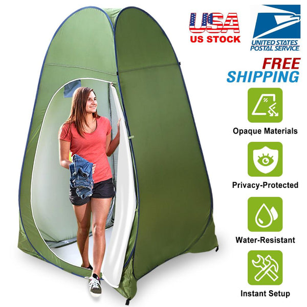 Privacy Tent Pop Up 1 Person Standing Outdoor Portable Changing Clothes Room Shower Tent Beach Camping