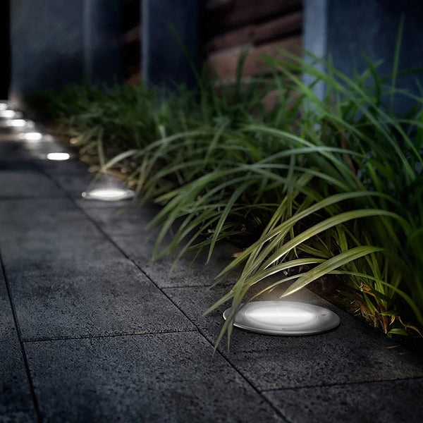 4 Pack Solar Ground Light Waterproof In-Ground Path Deck Lawn Patio Light